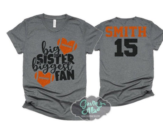 football sister shirts