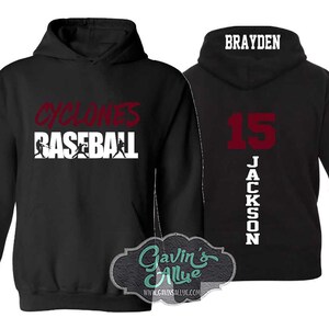 Baseball Hoodies Baseball Shirts Customize With Your Team - Etsy New Zealand