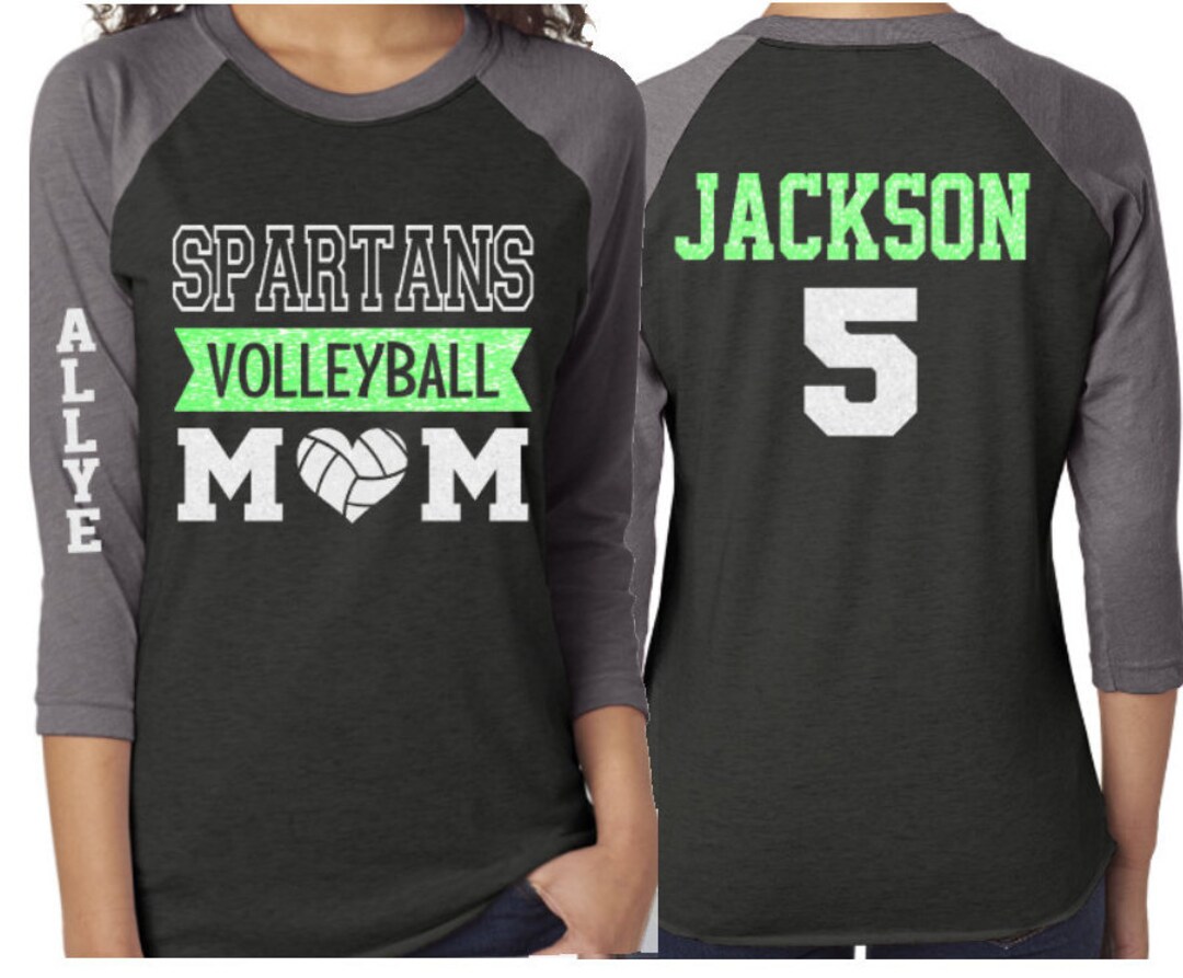 Glitter Volleyball Shirt Volleyball Mom Shirts Volleyball Shirts Volleyball Spirit Wear