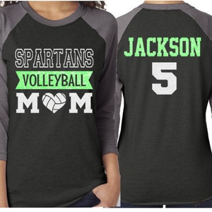 Glitter Volleyball Shirt | Volleyball Mom Shirts | Volleyball Shirts | Volleyball Spirit Wear | Volleyball Bling | Customize