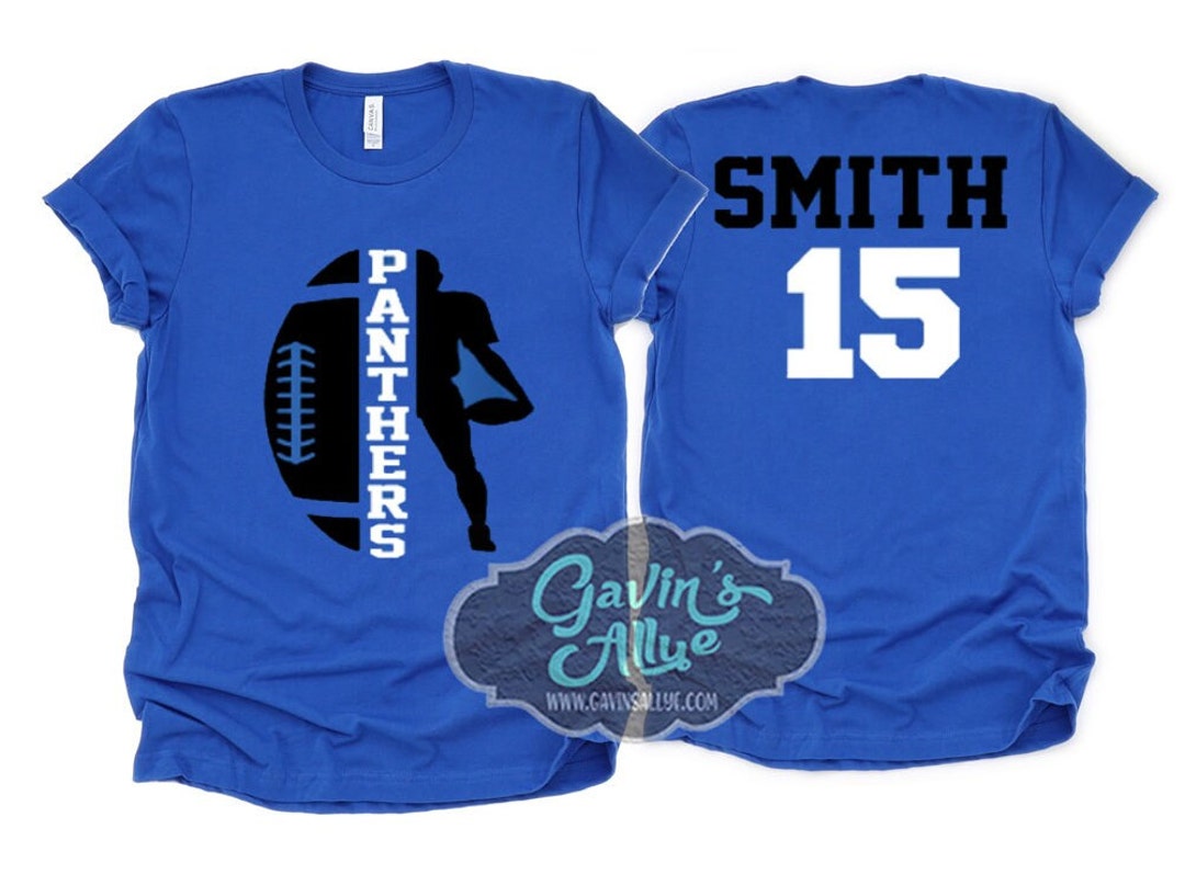 Football Shirt Football Spirit Wear Bella Canvas Tshirt Custom