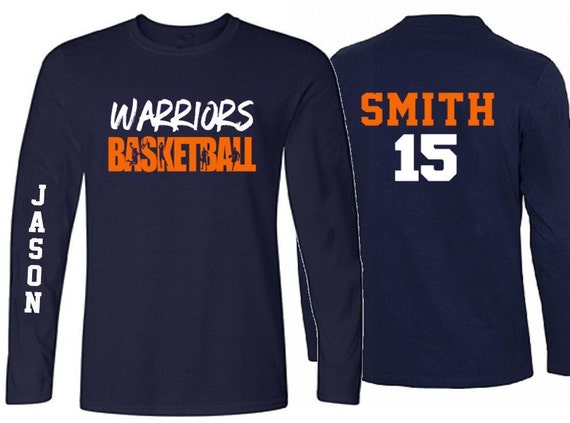 long sleeve basketball jersey