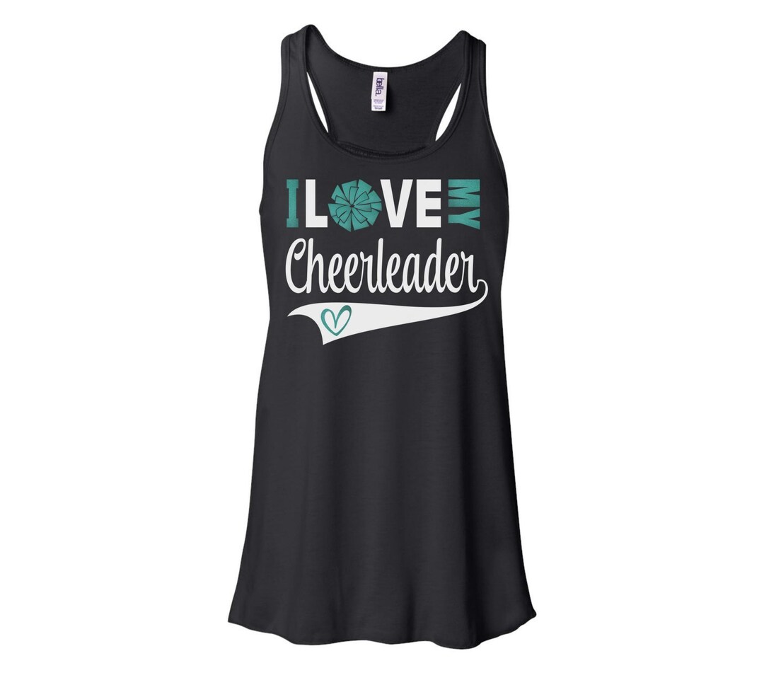 Glitter Cheer Tank Top | Cheer Tanks | Sister Tank | Bella Canvas Tank ...