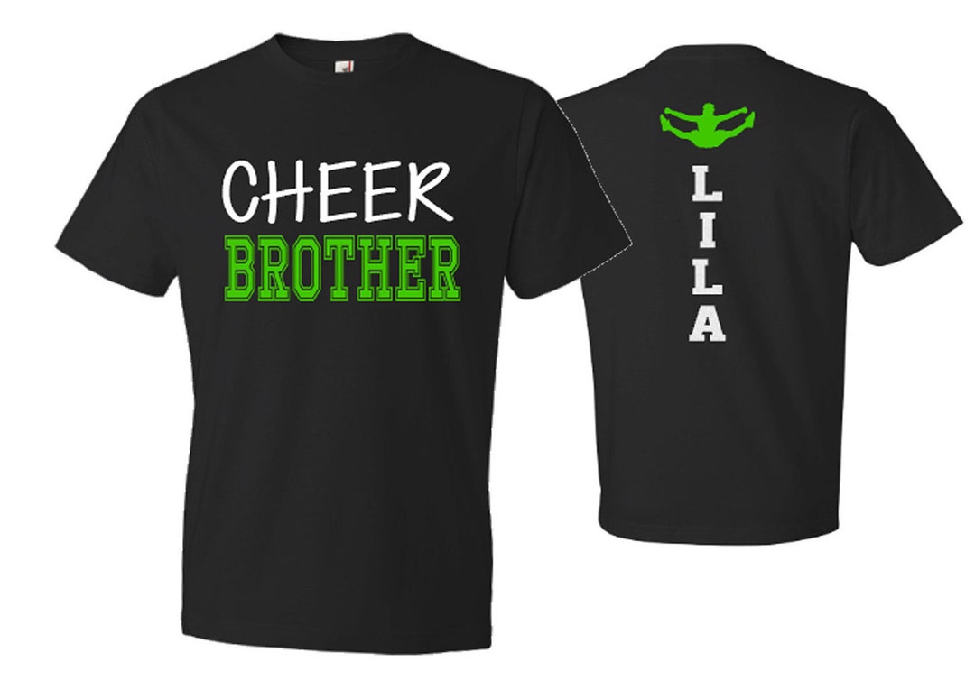 Cheer Brother Shirt Cheer Shirt Cheer Sibling Shirt Short Sleeve T