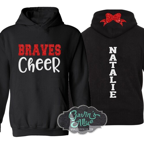 Cheer Hoodie Glitter Cheer Hoodie Youth or Adult Cheer Etsy