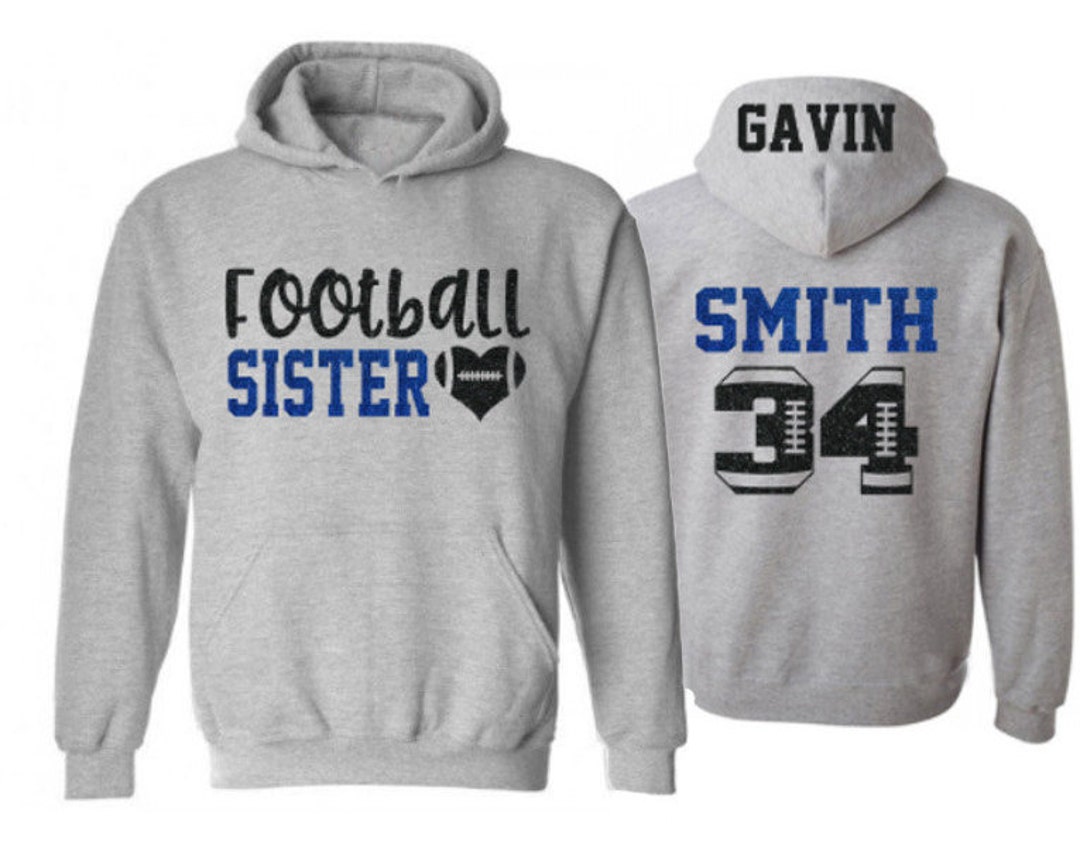 Personalised sales football hoodies