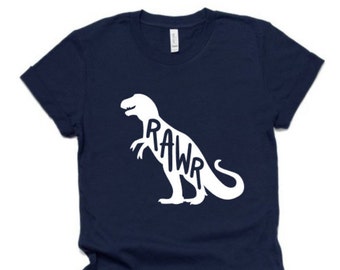 Rawr Dinosaur Shirt | Dinosaur Shirt | Bella Canvas Tshirt | Just Saying Shirt