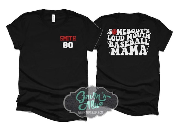 Black Glitter Baseball Mama Black Glitter Baseball Mama