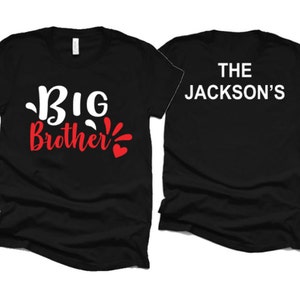 Big Brother Shirt | Bro Shirts | Family Shirts | New Big Brother Shirt | Bella Canvas Tshirt