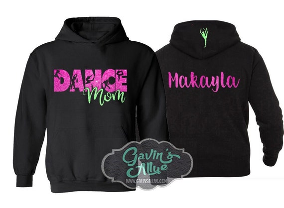 Glitter Dance Mom Hoodie | Dance Hoodie | Customize with your Team & Colors