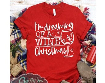 Ik droom van een wijnkerst | Kerstshirt | Kerstshirt