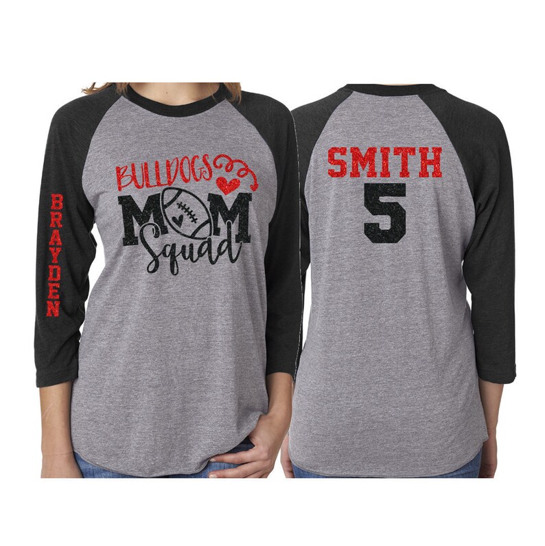 football mom squad shirt