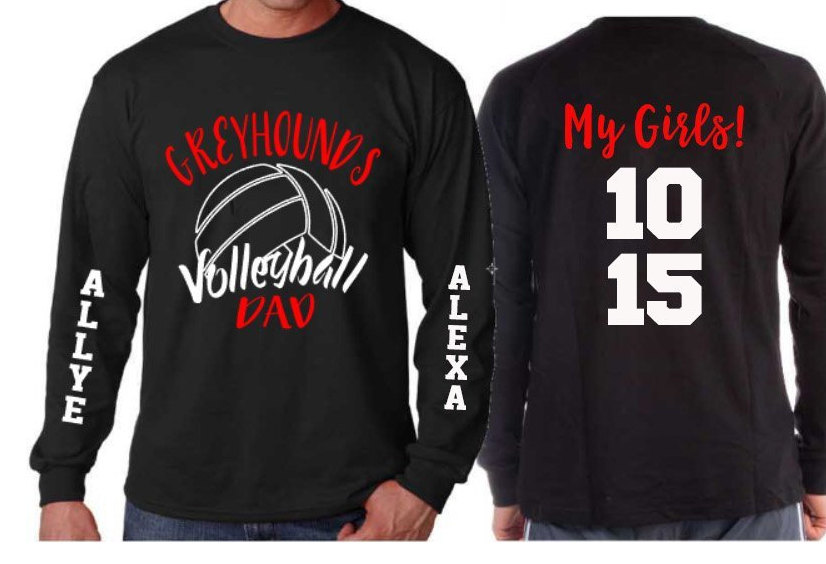 Volleyball dad t shirt Clearance