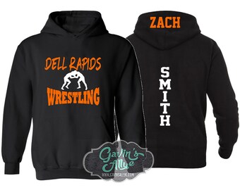 Wrestling Hoodie | Customize Your Team & Colors | Youth or Adult