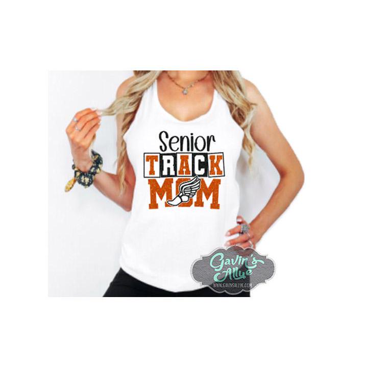 Glitter Track Tank Top | Glitter Track Mom Tank Top | Track & Field Tank Top | Racerback | Track Spirit Wear