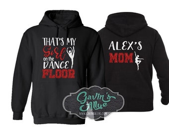 Glitter Dance Mom Hoodie | Dance Hoodie | Customize with your Team & Colors