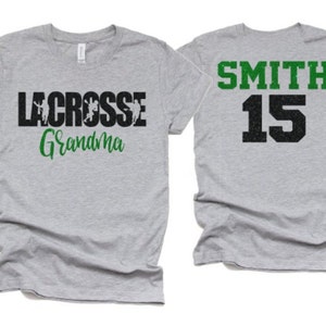 Glitter Lacrosse Grandma shirt | Lacrosse Shirts | Glitter Lacrosse shirt | Lacrosse Bling | Lacrosse Spirit Wear | Bella Canvas Tshirt