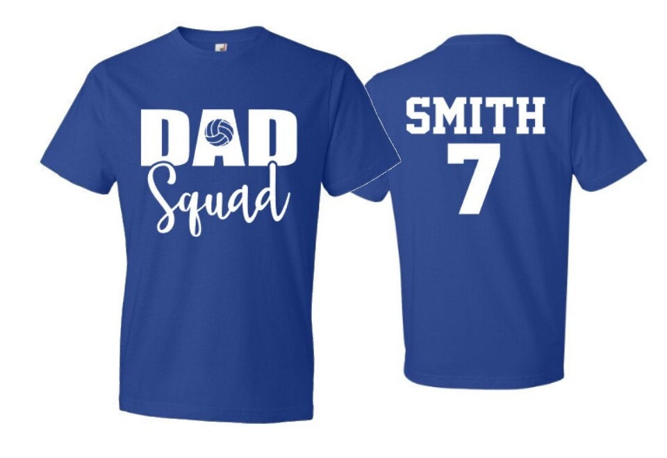 Volleyball Dad Squad Shirt Volleyball Shirt Volleyball | Etsy