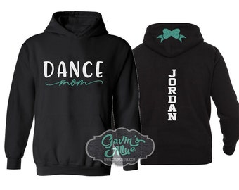 Glitter Dance Mom Hoodie | Dance Hoodie | Customize with your Team & Colors