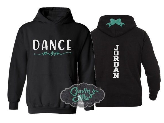 Glitter Dance Mom Hoodie | Dance Hoodie | Customize with your Team & Colors