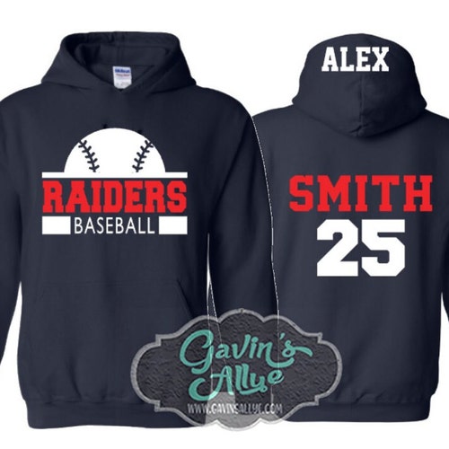 Glitter Baseball Sister Hoodie Customize With Your Team & - Etsy