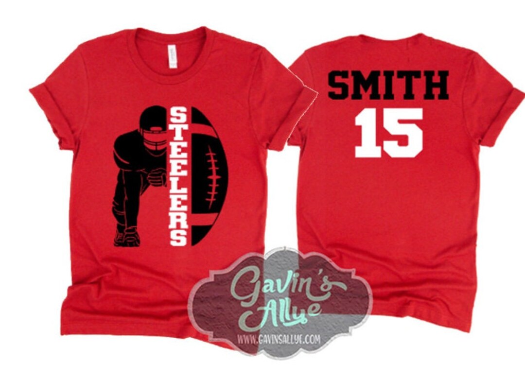 Football Shirt Football Spirit Wear Bella Canvas Tshirt Custom Football Shirt Customize Team