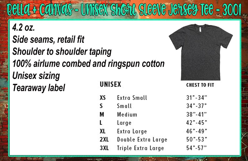 May include: A gray short-sleeved t-shirt with a crew neck. The t-shirt is made of 4.2 oz. 100% airlume combed and ringspun cotton. The t-shirt has side seams, a retail fit, shoulder to shoulder taping, and a tearaway label. The t-shirt is available in sizes XS, S, M, L, XL, 2XL, and 3XL. The chest measurements for each size are listed in inches.