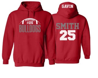 Football Hoodie | Custom Football Shirt |  Football Tee | Football Gifts | Football Sweatshirt | Game Day Shirt | Adult or Youth Sizes