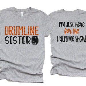 Glitter Drumline Sister Shirt | Band Sister Shirt | Bella Canvas Shirt | Youth or Adult