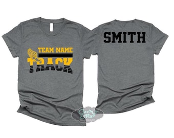 Track & Field-shirt | Trainingsshirts | Shirt met korte mouw | Kleuren aanpassen