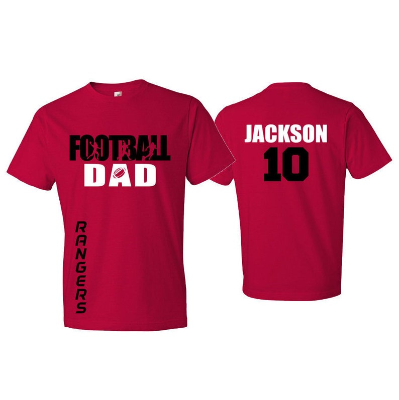 Football Dad Shirt Football Shirts Football Dad Shirts Etsy