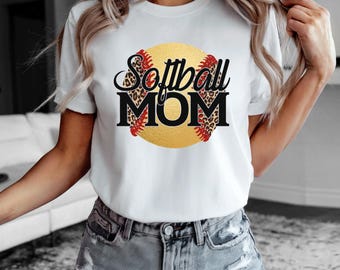 Softball Shirt | Personalized Softball Mom Shirt | Softball Shirt | DTF | Bella Canvas | Custom Softball Gift | Gift for Softball Player