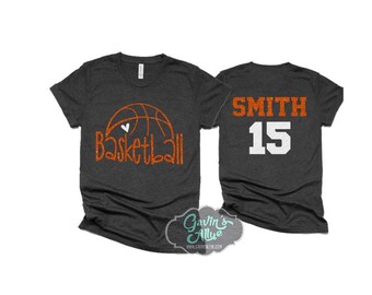 Glitzer Basketball Shirt | Basketball Tshirts | Basketball Mom Shirts | Basketball Bling| Bella Leinwand Tshirt