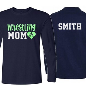 Glitzer Ringer Mom Shirt | Langarm-Shirt | Passen Sie Ihr Team & Ihre Farben an