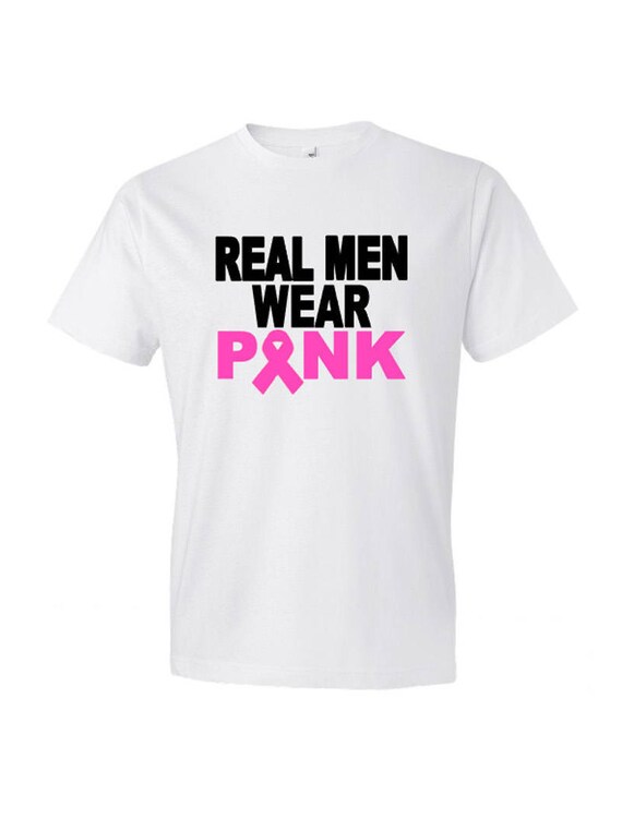 Adult Real Men Wear Pink Shirt Short 