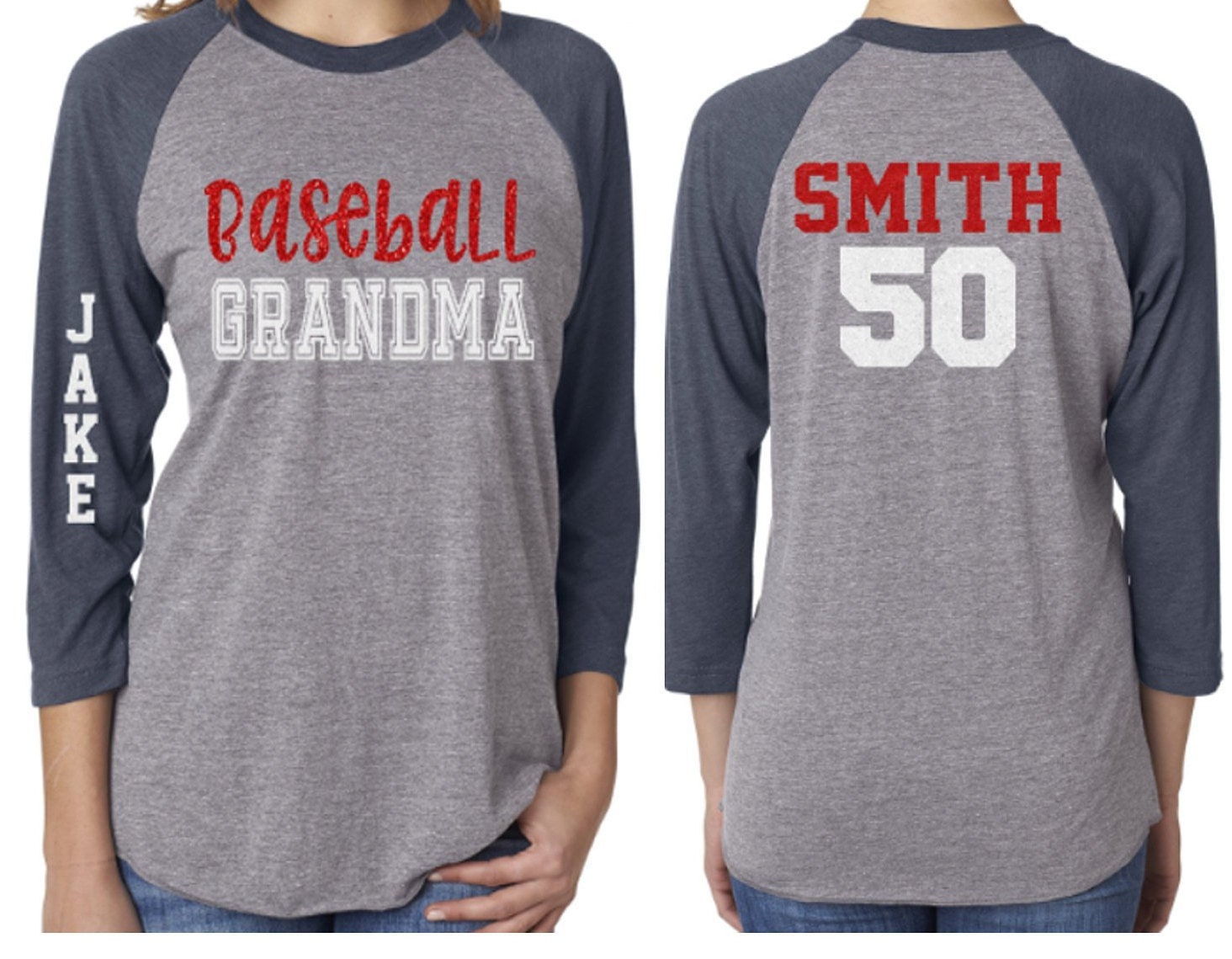 Glitter Baseball Grandma Shirt Baseball 