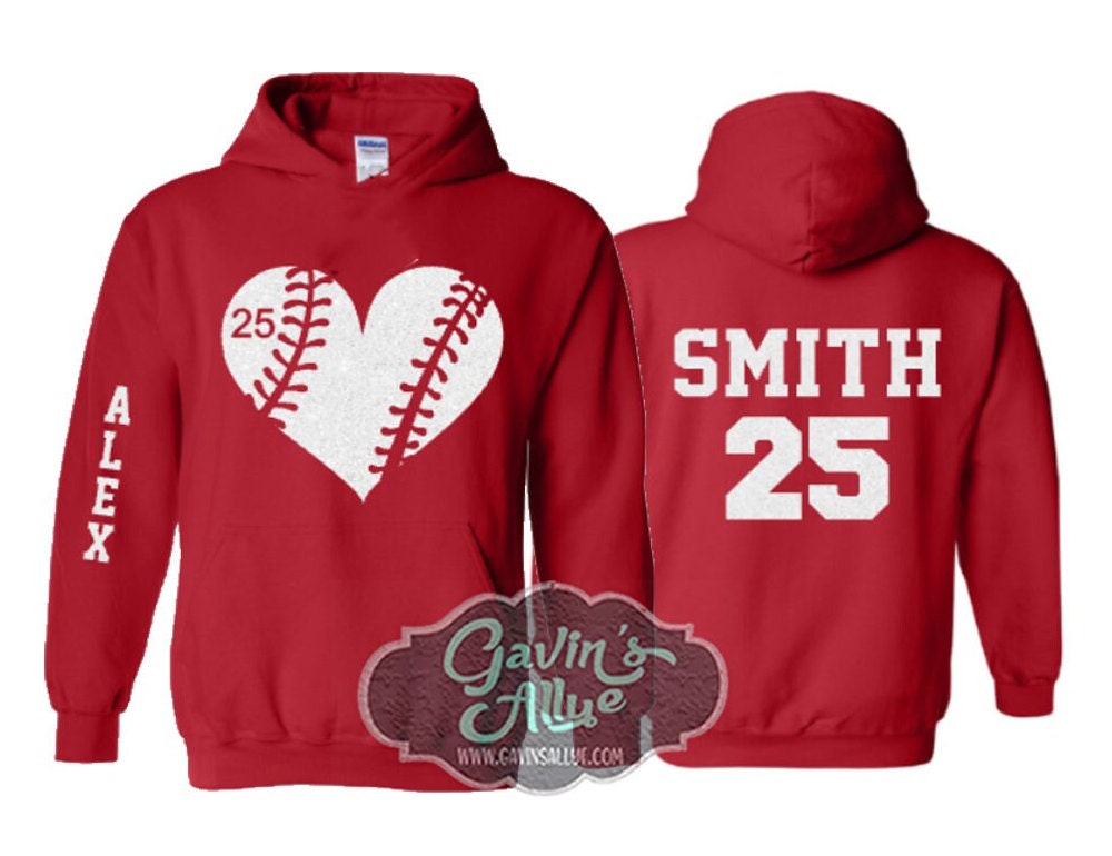 Discover Glitter Baseball Hoodie  3D