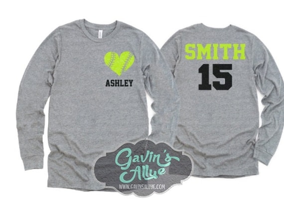 etsy softball shirts