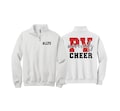 Glitter Cheer Quarter-Zip | Glitter Cheer Quarter-Zip | Cheer Bling | Cheer Shirts | Customize Team & Colors