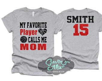 Glitzer Basketball Mom Shirt | Basketball Tshirts | Basketball Mom Shirts | Basketball Bling| Bella Leinwand Tshirt