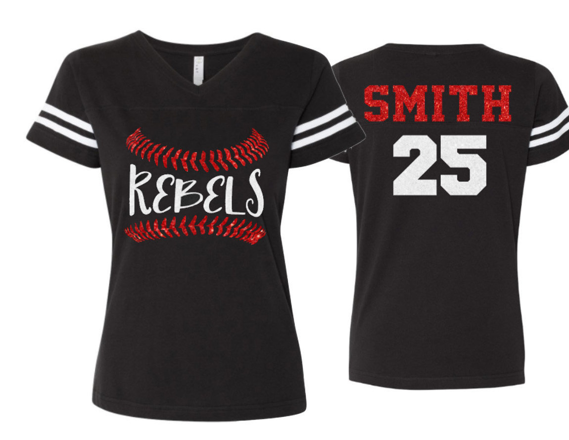 Glitter Baseball Shirt Baseball Shirts 