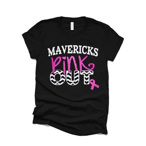 Glitter Pink Out Breast Cancer Shirt | Cancer Awareness Shirt | Cancer Shirt | Bella Canvas Tshirt | Youth or Adult