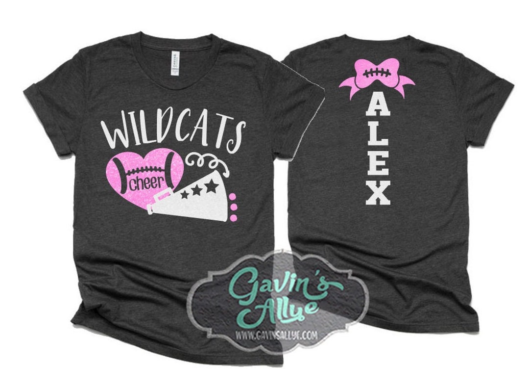 Glitter Cheer Shirt Cheer Tshirts Cheer Shirts Etsy