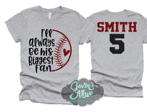Glitter Baseball Shirt Biggest Fan Shirt Baseball Shirts - Etsy