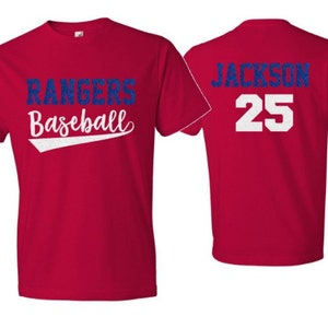 Camisetas de béisbol con purpurina / Camiseta de béisbol de manga corta / Personalizar equipo y colores / Jóvenes o adultos