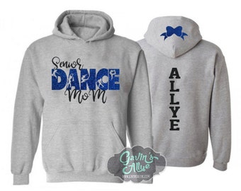 Glitter Dance Mom Hoodie | Dance Hoodie | Customize with your Team & Colors