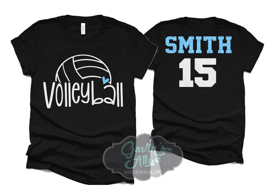 Glitter Volleyball Shirt Volleyball Shirts Volleyball Bling Volleyball