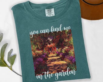 Plants Shirt, 100% Cotton Comfort Colors® Plant Lover T-Shirt, Cottagecore Gardener Tee, Shirts For Gardening Moms, Plant Lover Gift Shirt