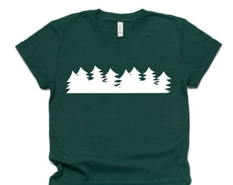 Tree Shirt | Wildlife Shirt | Tree Graphic Tee | Nature Shirt | Tree Silhouette Shirt | Youth or Adult