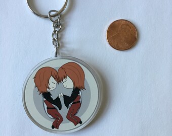Devola and Popola Keychain Charm